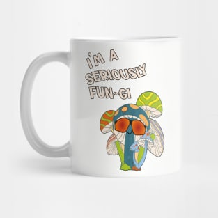 Funny Dad Joke Mushroom Design I'm A Fun-Gi Mug